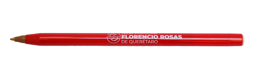 Bic Round Stic Mexicano Rojo